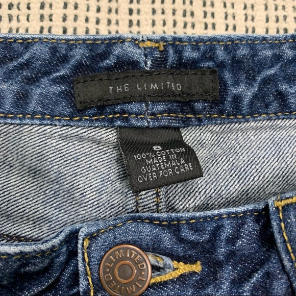 The Limited Dark Wash Cropped Jeans Size 6 - Picture 2 of 4